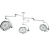 Трехкупольный светильник INSPITAL LD10.03